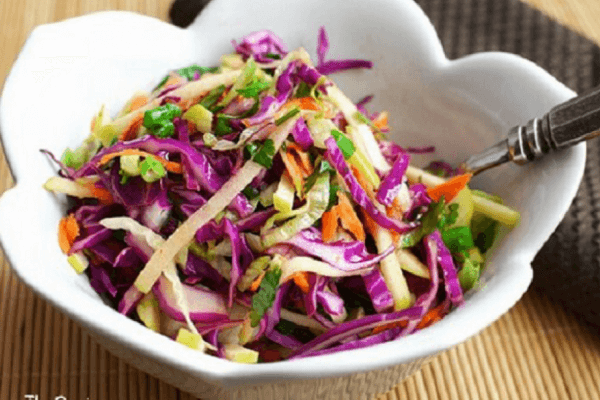 salad bắp cải tím giảm cân