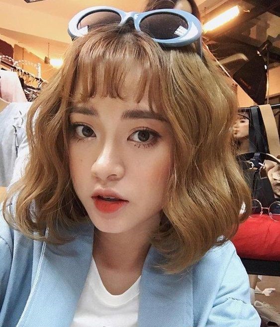 TOP 30 kiểu tóc uốn gợn sóng Hàn Quốc xinh như Nàng Thơ  Vietnams Next  Top Model