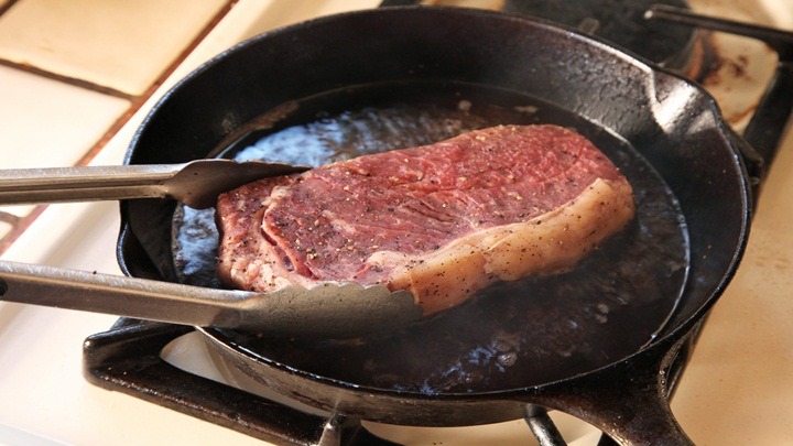 cách áp chảo thịt bò 